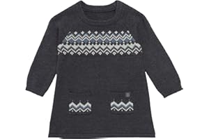Modern Moments by Gerber Baby Girls' and Toddler Holiday Fair Isle Sweater Dress