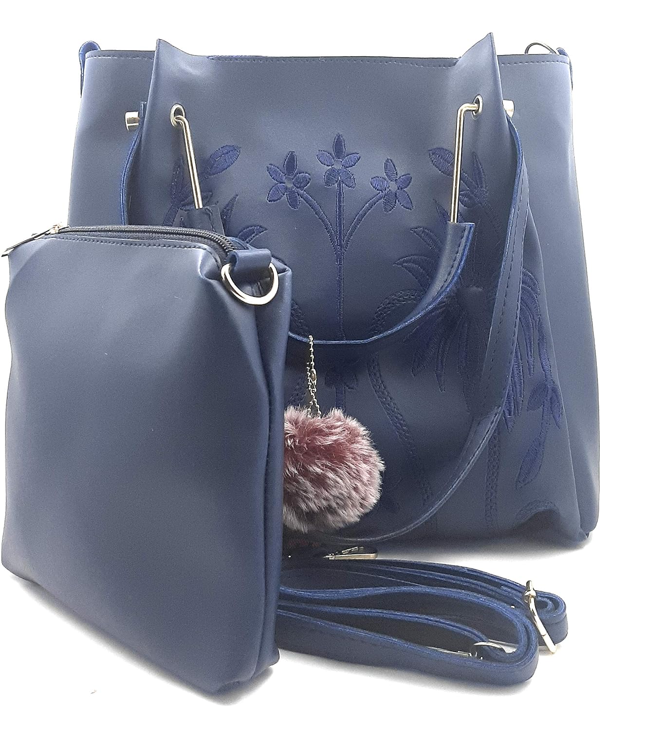Buy Women's Handbag (Set of 2) (Blue) at Amazon.in