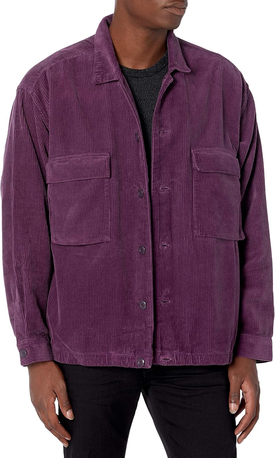 Obey Men's Shirt Jacket: Clothing