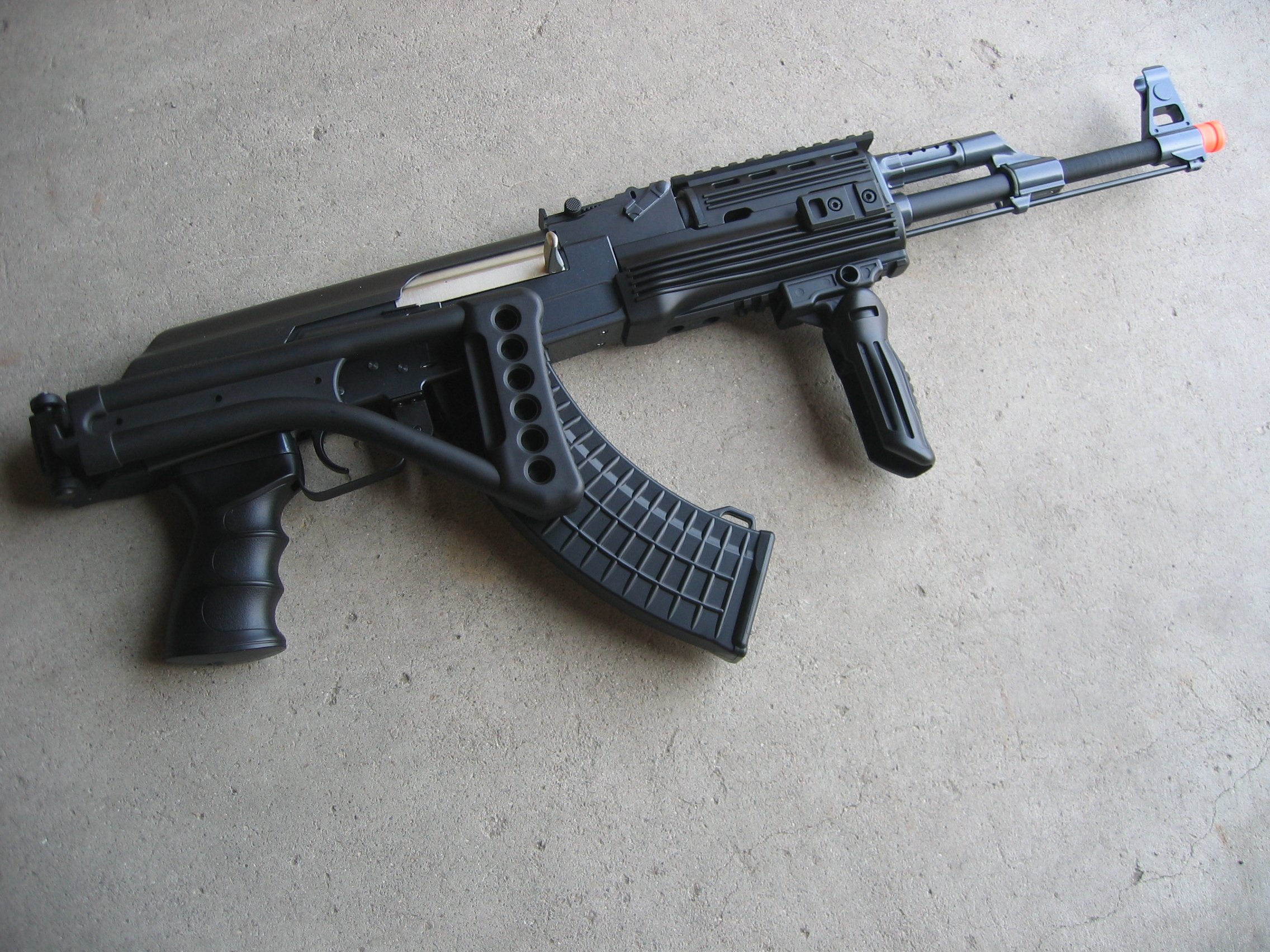 Double Eagle DE Ak47S Metal Automatic Electric Airsoft Assault Gun