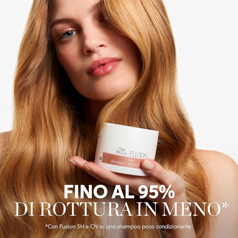 FUSION Intense Repair Mask (500ml) Maschera Nutriente e Districante, Aggiunge Lucentezza e Previene la Rottura - Per Capelli Secchi e Danneggiati