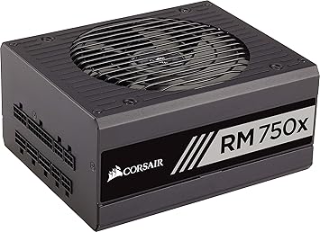 Corsair RM750x PC-Netzteil (Voll-Modulares Kabelmanagement, 80 Plus Gold, 750 Watt, EU)