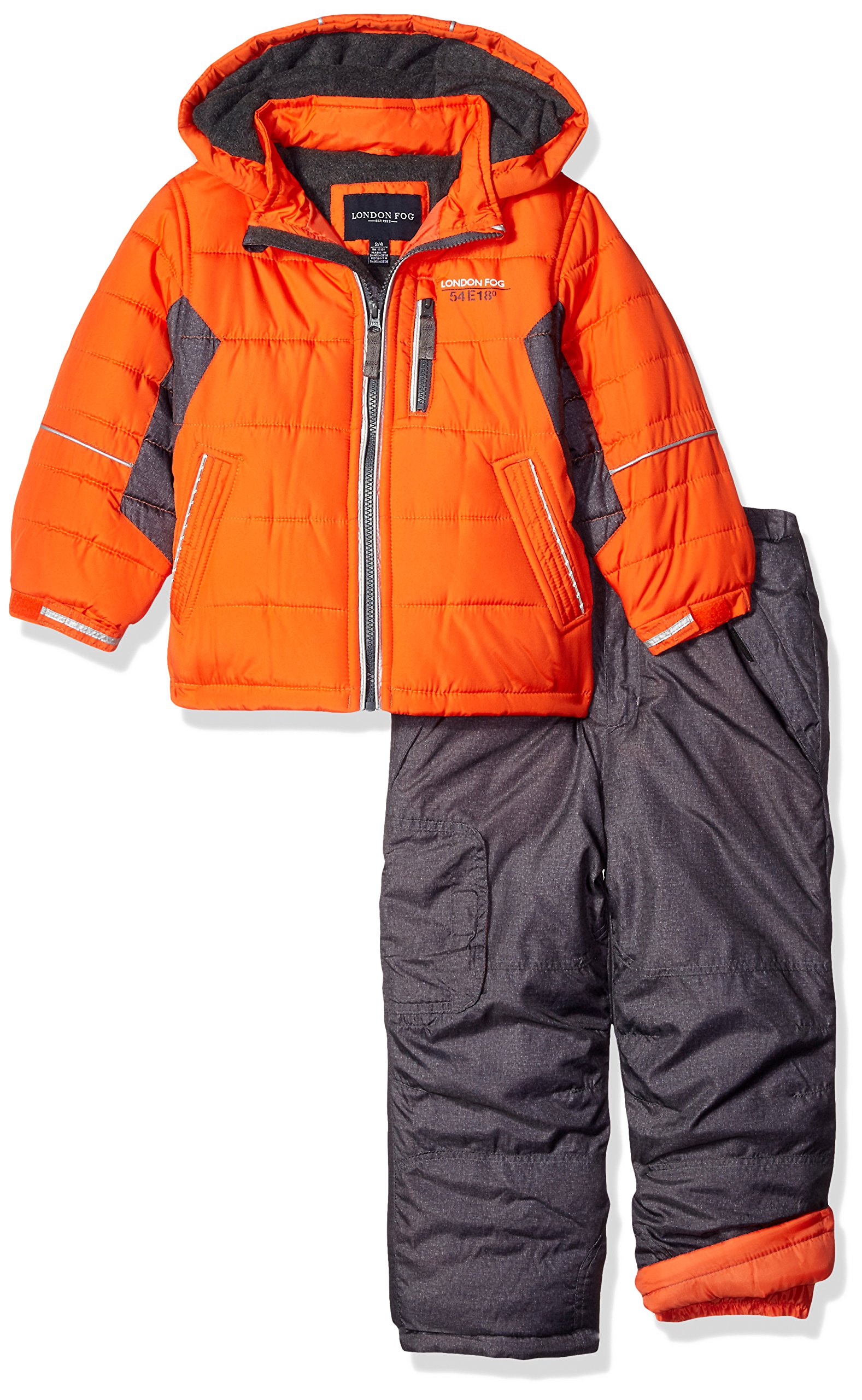 LONDON FOG Boys' 2-Piece Snow Pant and Jacket Snowsuit