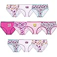 That Girl Lay Lay Girls' 100% Combed Cotton 10-Pack Underwear, Sizes 4, 6, and 8