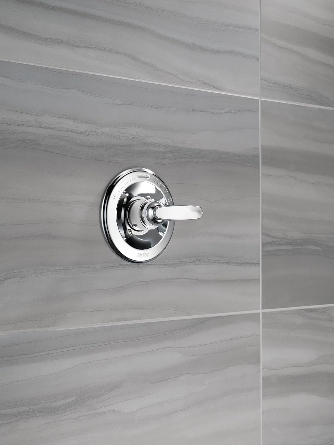 Delta Faucet Foundations Single-Function Tub and Shower Trim Kit with Single-Spray Shower Head, Stainless BT13410-SS (Valve Not Included) - Tub And Shower Faucets - 
