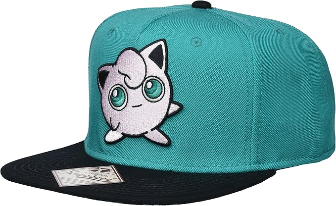 Pokemon Embroidered Jigglypuff Color Block Snapback Gorra De ...