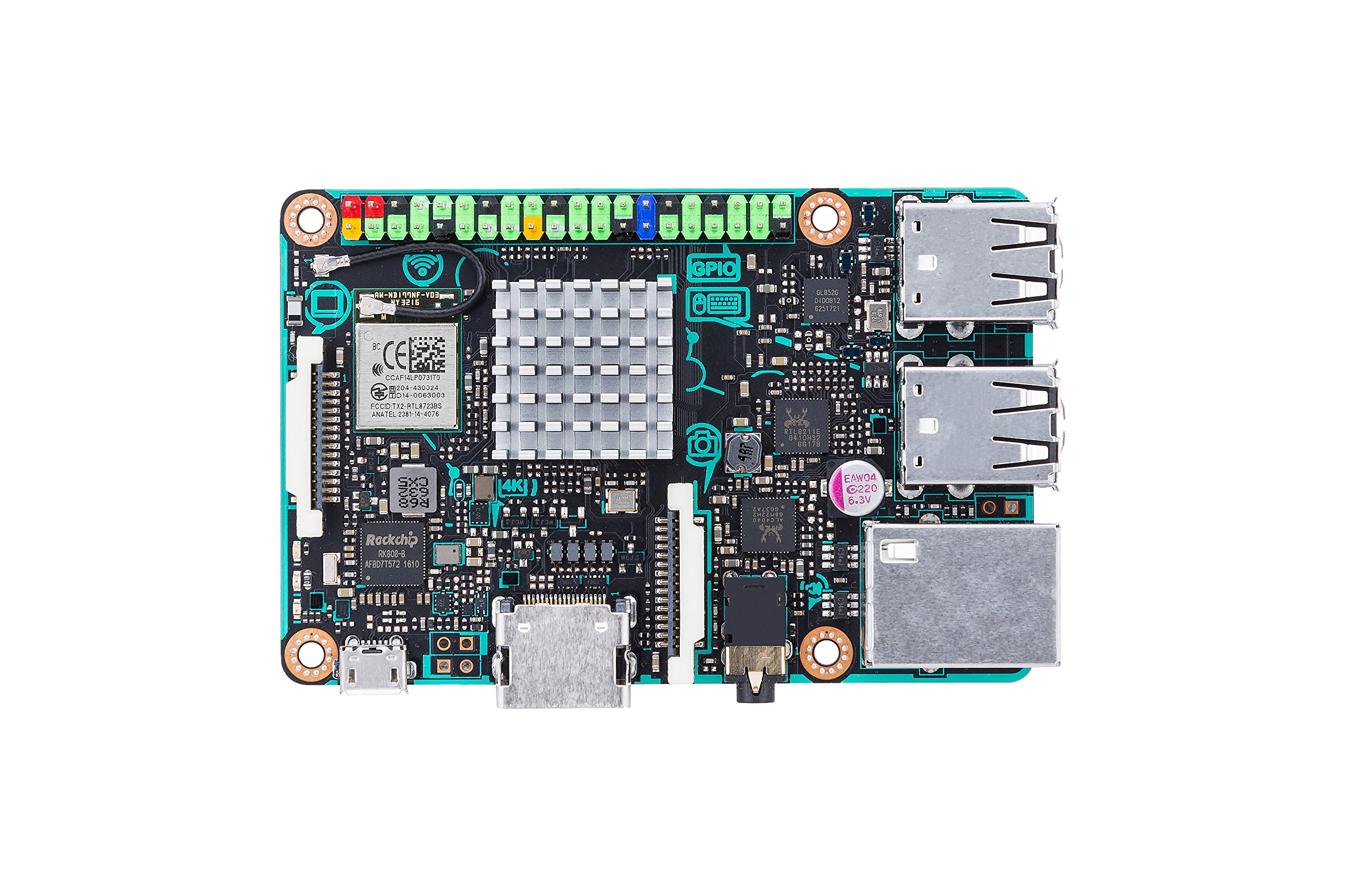 ASUS 2 GB SBC Tinker Board - Black - Buy Online in UAE. | Computers ...