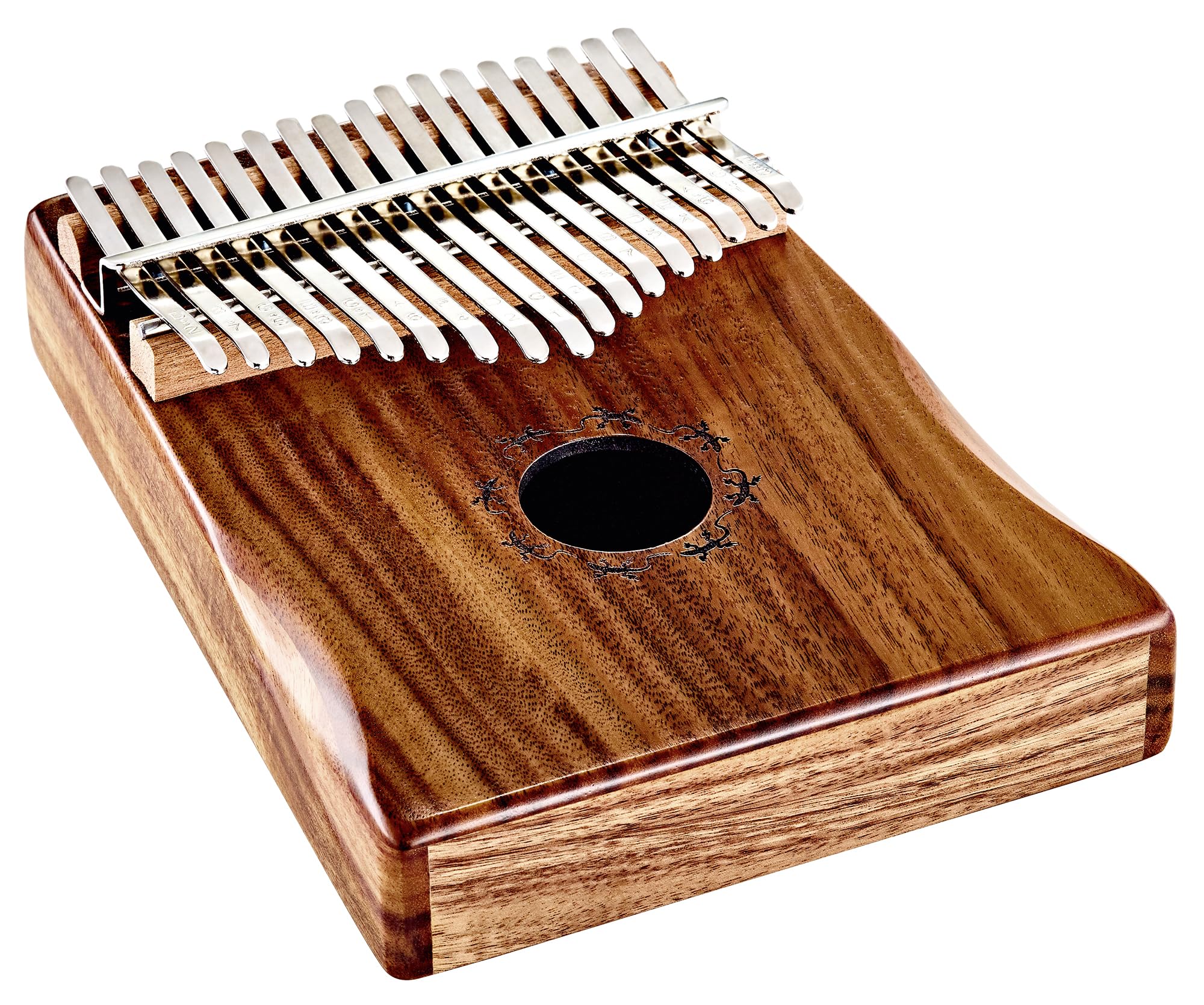 Ortega Guitars Kalimba C-Major Acoustic - Percussion Series - Thumb Piano with 17 Keys - Including Accessories - Acacia, Natural (OKB1)