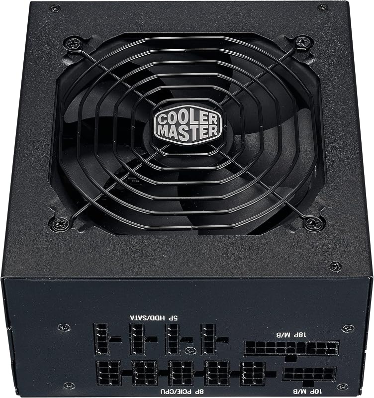 MWE 750 Gold V2 - Fuente de Alimentación 750W Modular (Enchufe EU), 80 PLUS Gold, Cableado Negro Plano, Ventilador HDB 120 mm, Umbral de Alta Temperatura - 5 Años de Garantía