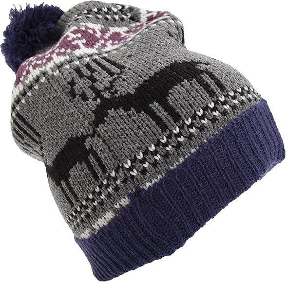 mens christmas bobble hat