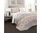 Lush Decor Nesco Stripe Quilt Queen Size 3 Piece