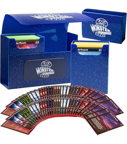 Amazon.com: Monster Protectors Magnetic Double Deck Box- Blue