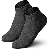 Threlaco Ionic Silver Grounding Socks Unisex Silver Infused Ankle Socks 7-9 | Sweat Wicking Moisture Control, Combed Cotton, Odor Resistant Comfort, for Daily Wear