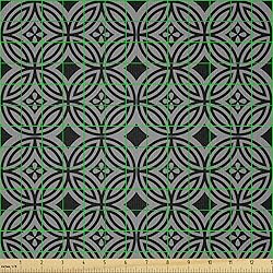 Ambesonne Black and Grey Fabric by The