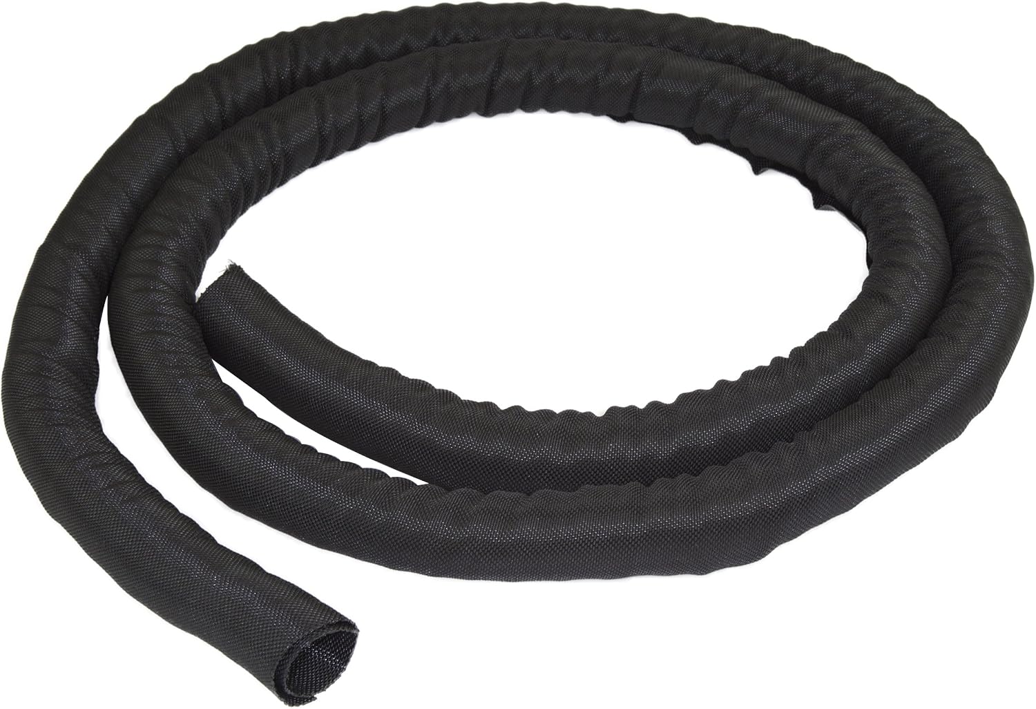 StarTech.com 6.5' (2m) Cable Management Sleeve, Flexible Coiled Cable Wrap, 1.0-1.5" dia. Expandable Sleeve