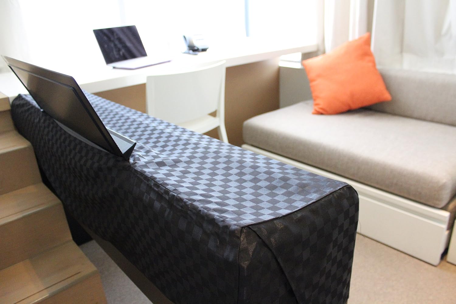 Cubierta Clairevoire Para Piano Digital Negro Ébano para teclados de teclas 