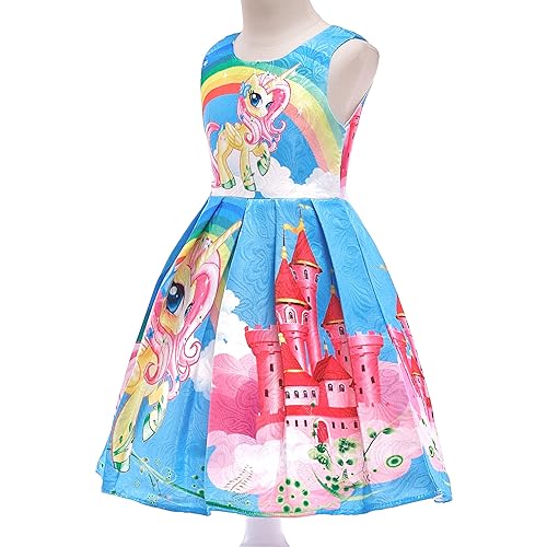 Dressy Daisy Little Girls Unicorn Pony Birthday Party Fancy Dress