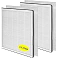 Lhari VA-EE004 Replacement Filter, Compatible with VAVA 3-in-1 VA-EE004 Air Purifier, True HEPA & Activated Carbon Filter Set, 2-Pack