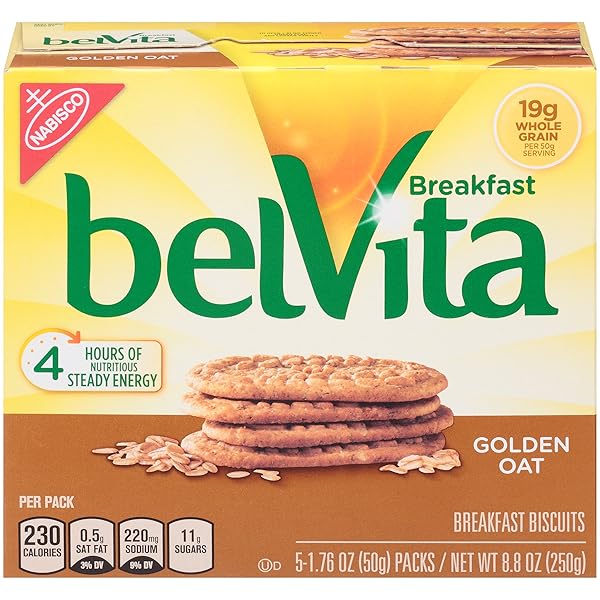 BELVITA BREAKFAST BISCUITS, GOLDEN OAT BREAKFAST BISCUITS, 8.8...
