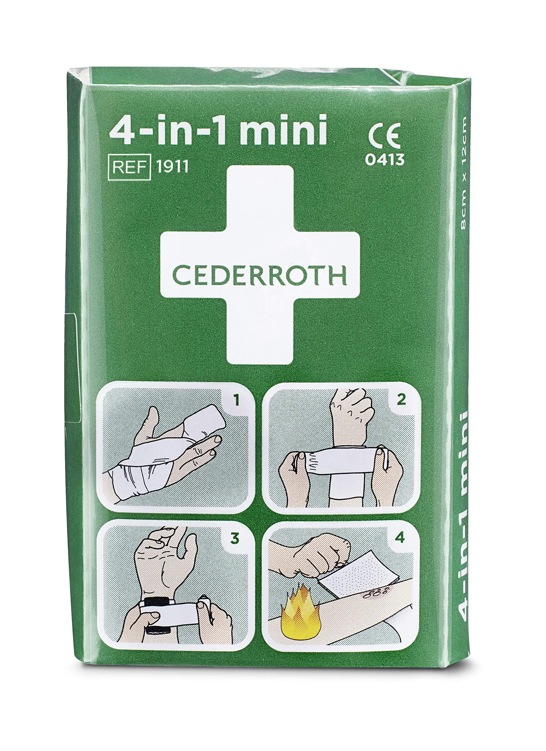 Cederroth 4-in-1 Bloodstopper - Sterile Dressing Bandage (Mini) โ image 1