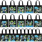 BANBALLON 20 PCS Video Game Party Favor Bags Gamer Gift Bags Treat Gift Bags for Kids Game On Birthday Party Video Game Theme Party Baby Shower Level Up Goodie Bags Supplies (GAME 01)