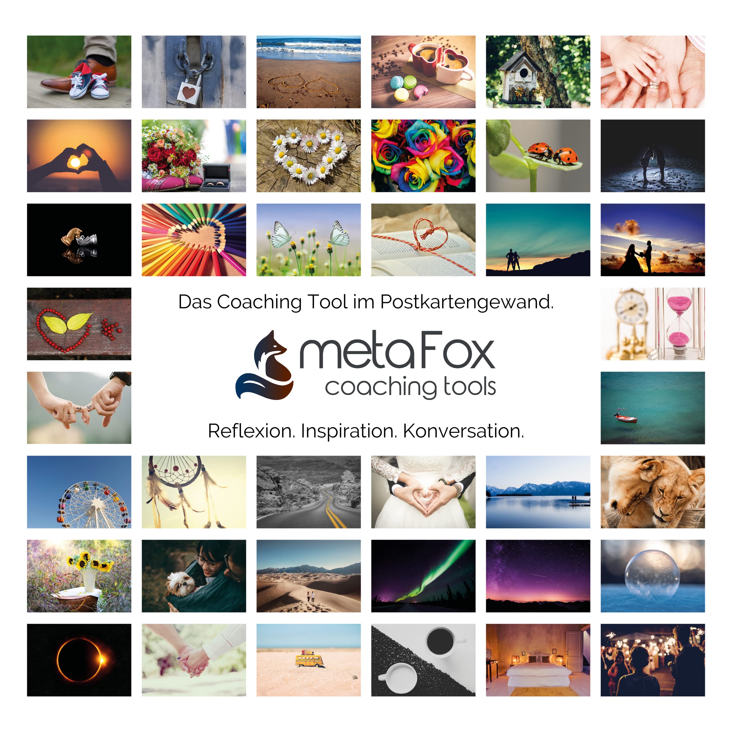 metaFox Beziehungsweise Postcards Pack 52 Cards for Weddings & Relationship Work