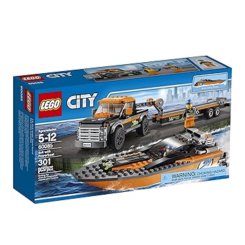 lego truck and boat