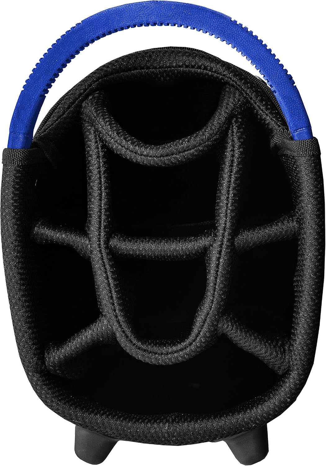 Longridge Elements Waterproof Golf Stand Bag with 8-Way Divider, Grey/Royal Blue - Image 4