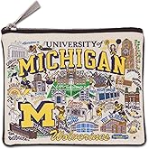 Catstudio University of Michigan Collegiate Zipper Pouch Purse | Holds Your Phone, Coins, Makeup, Dog Treats, & Tech Tools
