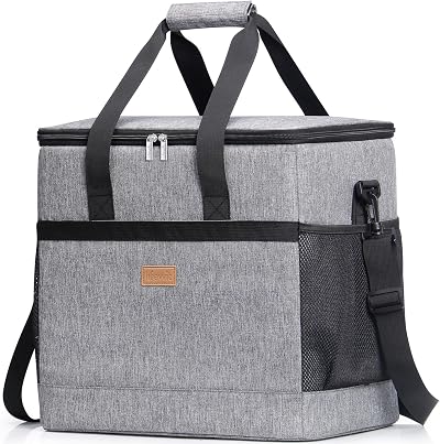 Lifewit Cooler Bag 60 Cans Collapsible Insulated Large Lunch Grey