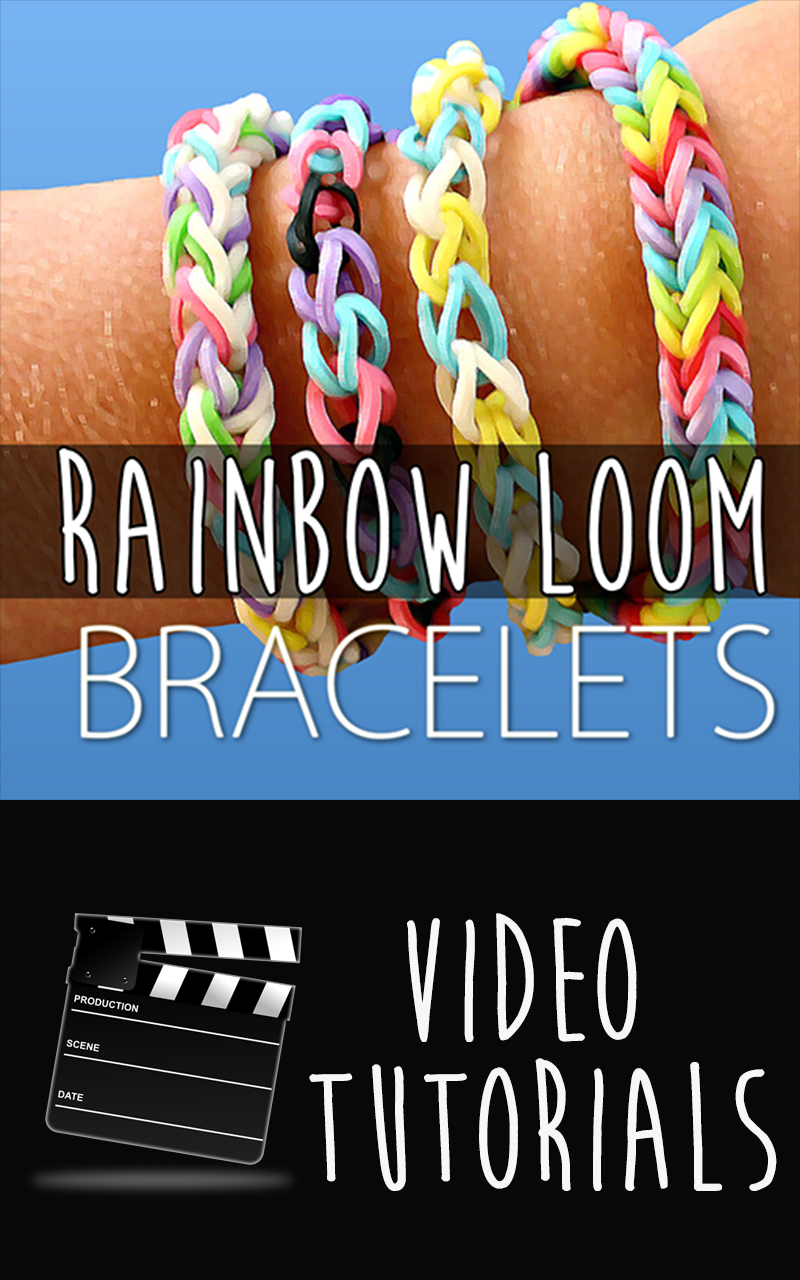Rainbow Loom Video Tutorials: Bracelet Series - Top Rubber Band Designs Video Guide