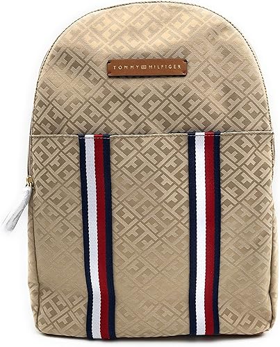 tommy hilfiger backpack beige
