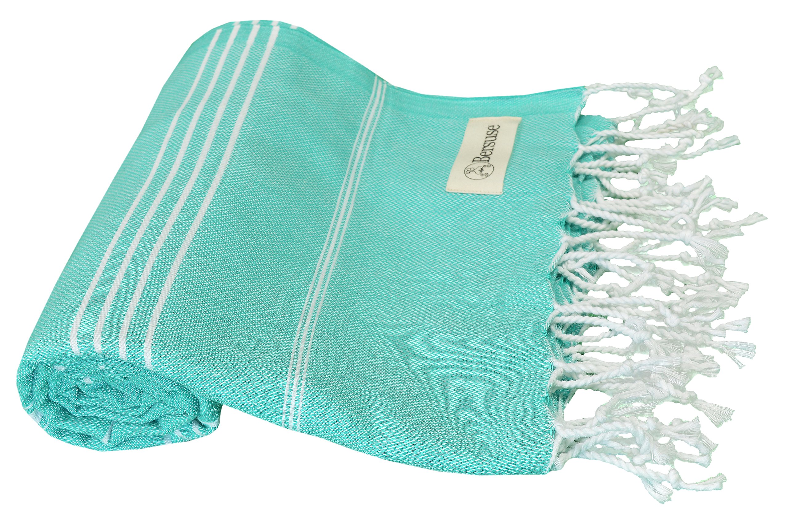 Bersuse 100% Cotton - Anatolia Turkish Towel - Mint Green