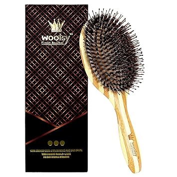 Buy Woolsy Premium Collection Boar Bristles Mixed With Nylon Pins
