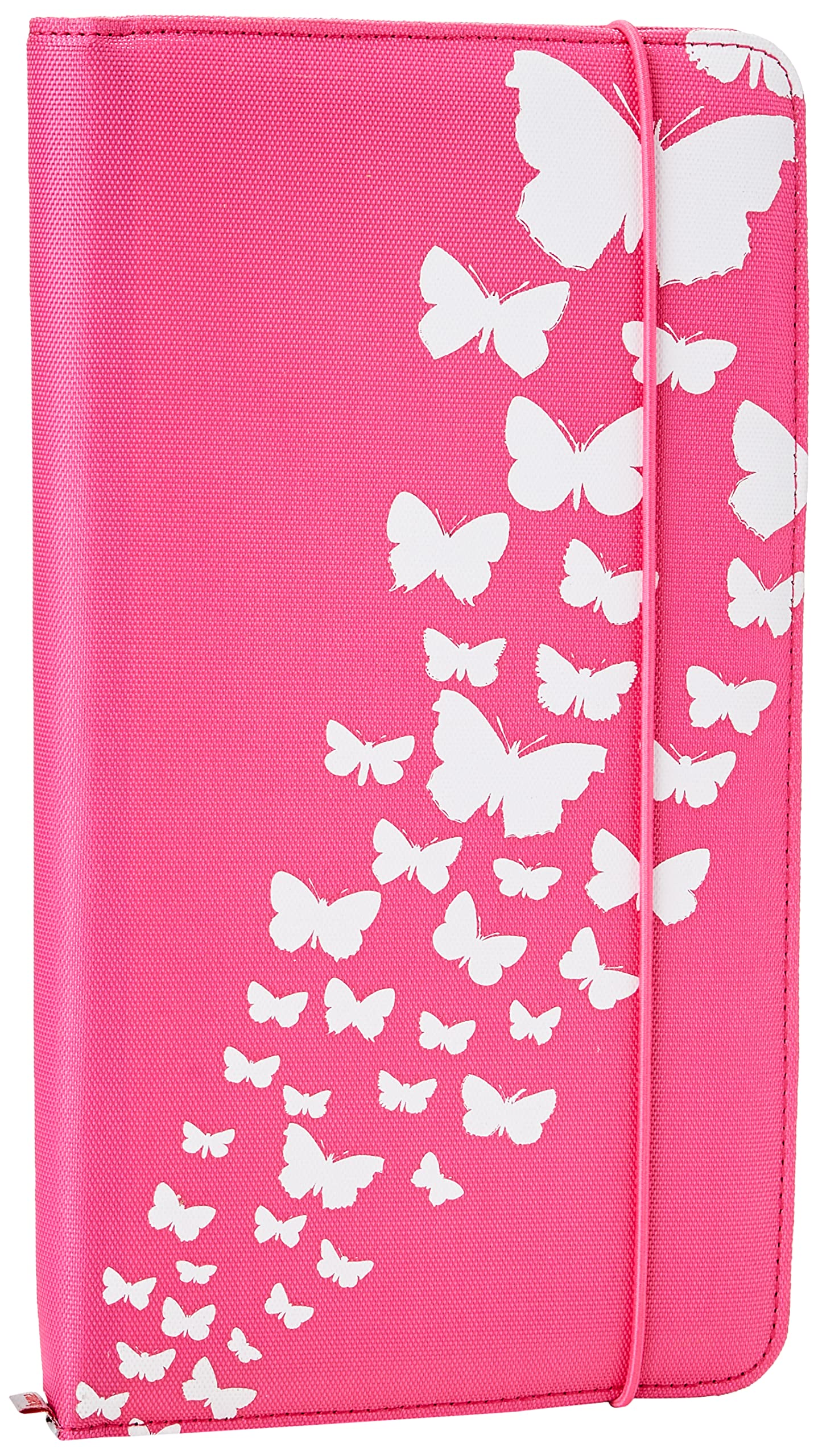Hama | "Up to Fashion Nylon Case for up to 48 CDs/DVDs | Pink 'Butterfly'