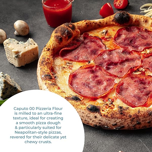 ANTIMO CAPUTO PIZZERIA 00 FLOUR (BLUE) 2.2 LB – PACK OF 2 (TOTAL 4.4 LBS)