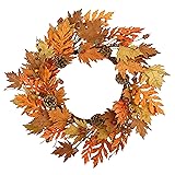 Artificial Fall Wreath Autumn Wreath Thanksgiving