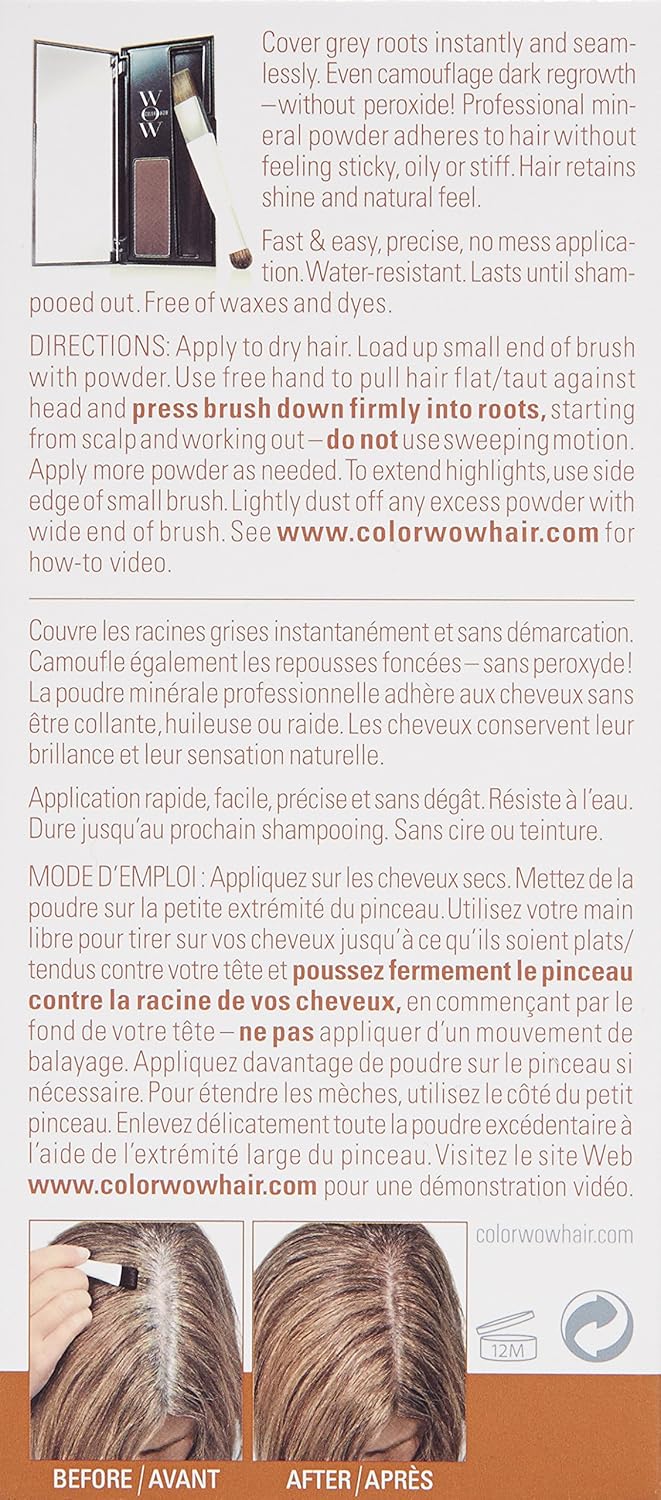 COLOR WOW Root Cover Up, Light Brown, 0.07 oz: Premium Beauty