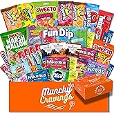 MunchyCravings Premium Candy Variety Box (40 count), For Adults, Teens and Kids, Great for Movie Nights, Halloween Candy Gift