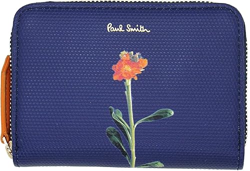 Amazon ポールスミス Paul Smith フラワープリント コインケース 小銭入れ パスケース 定期入れ カードケース ネイビー Paul Smith ポール スミス 小銭入れ