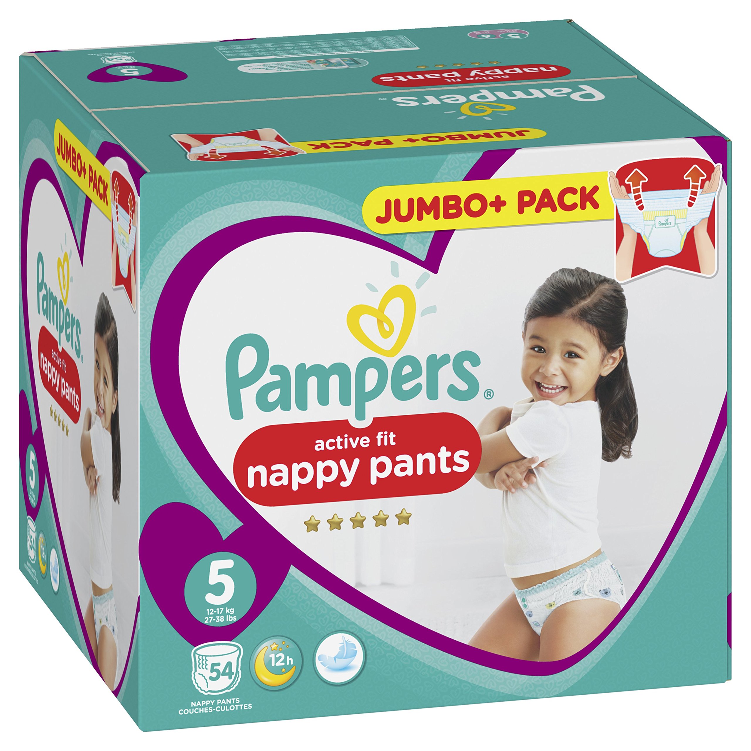 pampers active fit nappy pants size 4