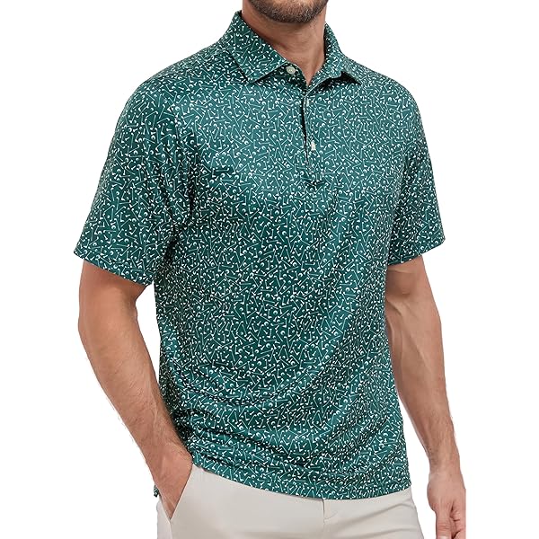 トップス fr2golf Paisley Full Pattern Polo Shirt Amazon.com: Blue Paisley Pattern Polo Shirts for Men Active