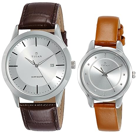 Titan Modern Bandhan Analog Silver Dial Unisex Watch-15842481SL01