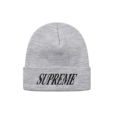 帽子 Supreme Mohair Beanie \"Grey Supreme Mohair Beanie (FW24) - $44