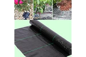 AGGAFA (3ft x 300ft Premium Heavy Duty Weed Barrier Fabric for Landscaping, Farming, Gardening and Agriculture. Durable Woven Landscape Fabric and Suitable Ground Cover