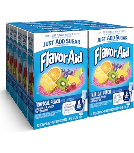 Amazon.com : Flavor Aid Cherry Unsweetened Drink Mix Pitcher