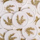 Wildflower Wax Seal Stickers - 50 Self-Adhesive Floral Seals For Invitations - View #3