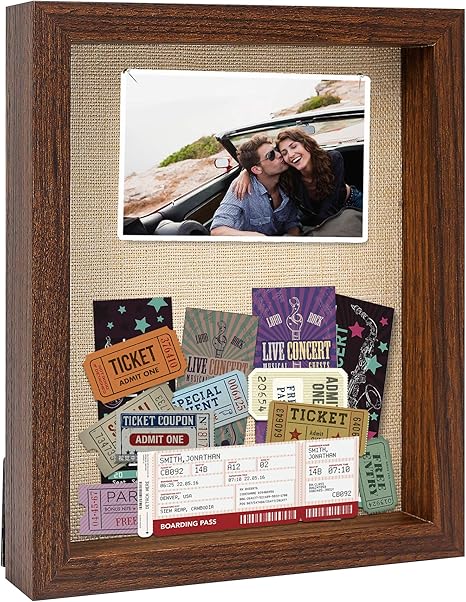 Shadow Box Display Case for Memorabilia 