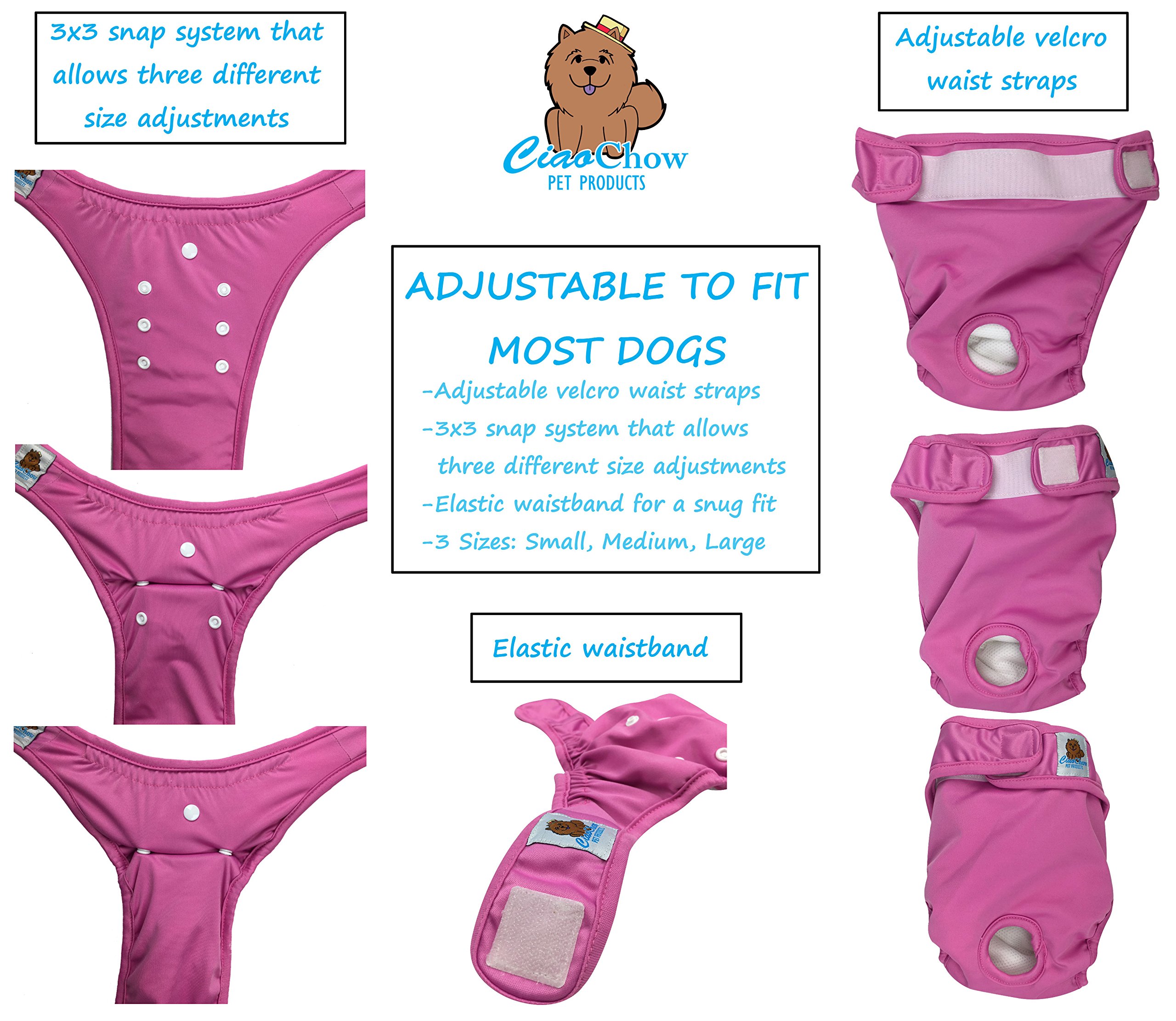 Female Dog Diapers Adjustable, Absorbent, Easy To Care For Along With