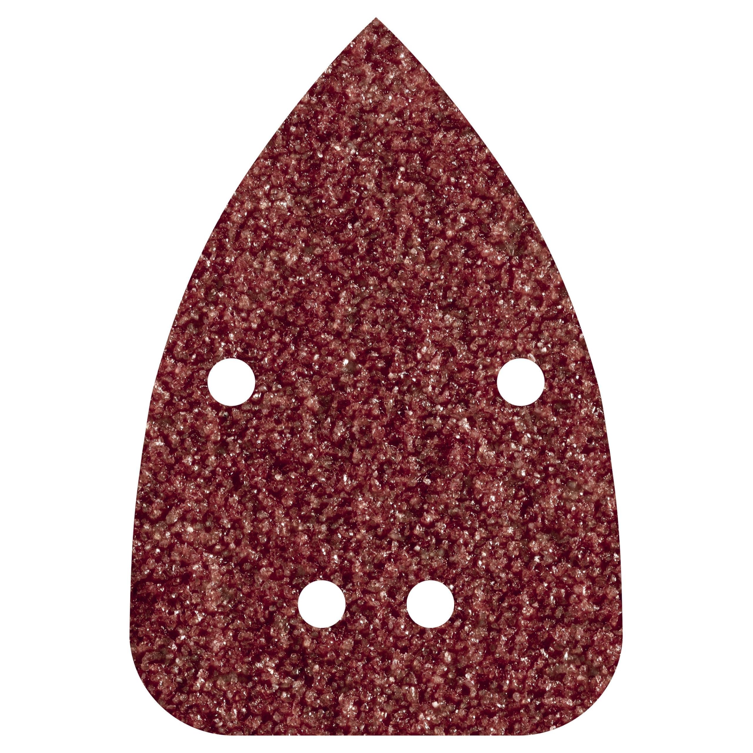 wolfcraft 10 Easy-Fix Sanding Sheets for wood/metal, 96 x 136 mm, grain 80 I 1757000